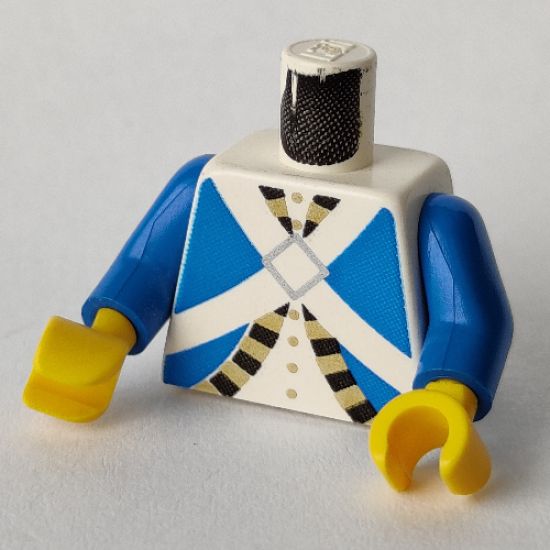 Torso Pirate Imperial Soldier Pattern / Blue Arms / Yellow Hands