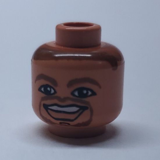 Minifigure, Head NBA Jason Kidd Pattern - Blocked Open Stud
