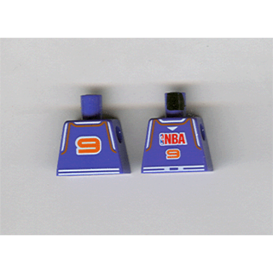 Torso NBA Player Number 9 Pattern