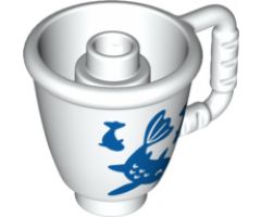 Duplo, Figure Wear & Utensil Ice Cup with Blue Koi Fishes Pattern