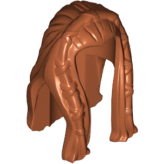 Minifigure, Hair Long with Braided Front