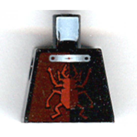 Torso Alpha Team Minion Scarab without Silver Outline and 'X' Pattern