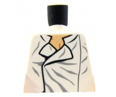 Torso SW Shirt Open Collar with Wrinkles Pattern (Han Solo)
