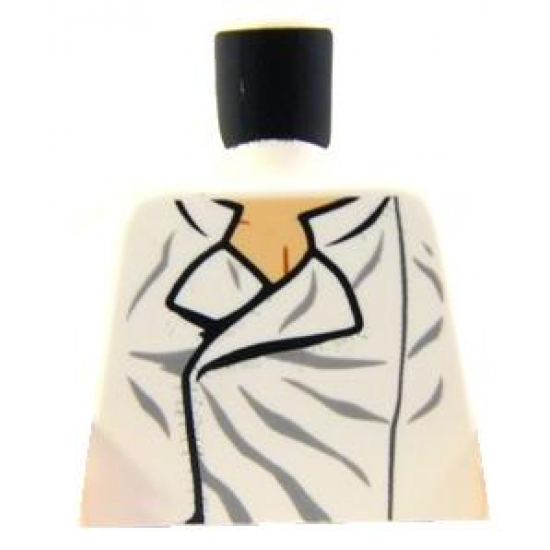 Torso SW Shirt Open Collar with Wrinkles Pattern (Han Solo)