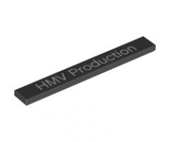 Tile 1 x 8 with 'HMV Production' Pattern