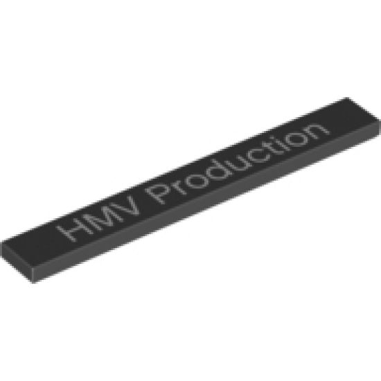 Tile 1 x 8 with 'HMV Production' Pattern