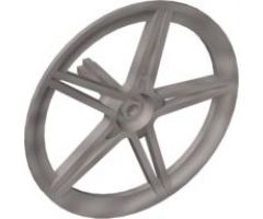 Wheel, Accessory Cover 5 Spoke with Center Stud - 56mm D. - for Wheel 44772