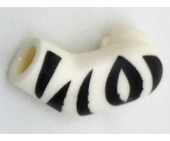 Arm, Left with Black Zebra Stripes Pattern