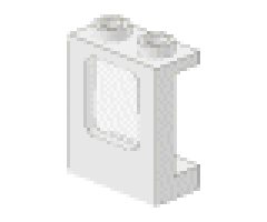 Window 1 x 2 x 2 Plane with Trans-Clear Glass