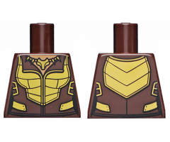 Torso Female Gold Armor with Totem Necklace Pattern (Vixen)