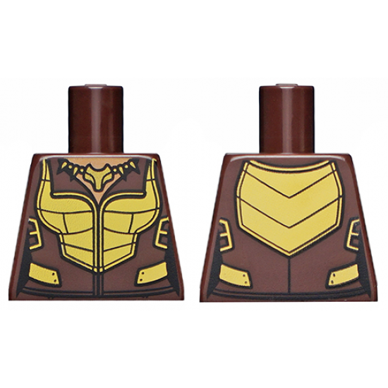 Torso Female Gold Armor with Totem Necklace Pattern (Vixen)