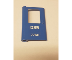 Door 1 x 4 x 5 Train Left with Danish Train Logo and '7760' Pattern (Sticker) - Set 7760