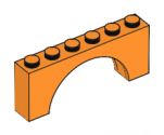 Arch 1 x 6 x 2 - Thick Top with Reinforced Underside