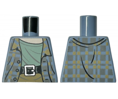 Torso Harry Potter Jacket over Sand Green Shirt and Dark Brown Belt Pattern