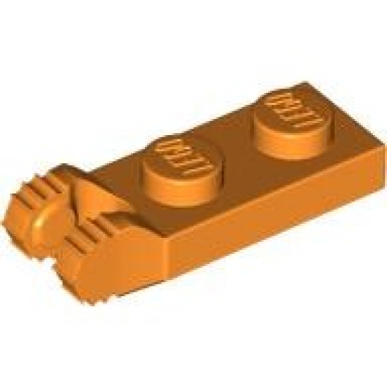 Hinge Plate 1 x 2 Locking with 2 Fingers on End (Undetermined Type)