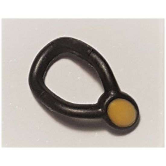 Mini Doll, Body Wear Necklace Amulet with Yellow Stone Pattern