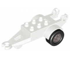 Duplo, Vehicle Trailer with Frame, 2 x 3 Studs and Hinge