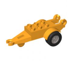 Duplo, Vehicle Trailer with Frame, 2 x 3 Studs and Hinge