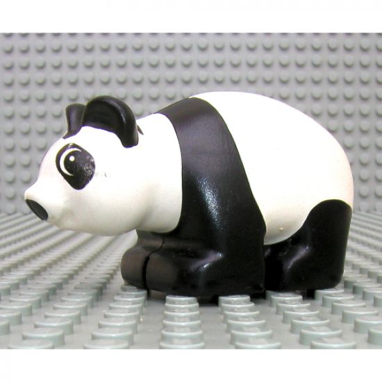 Duplo, Animal Panda Baby Cub, Eyes looking Left Pattern