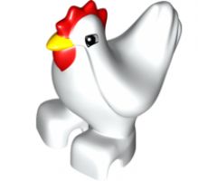 Duplo, Animal Chicken, Hen, Eyes Squared