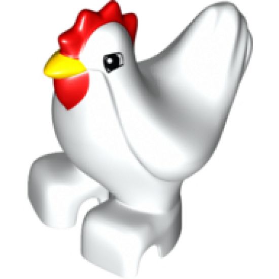 Duplo, Animal Chicken, Hen, Eyes Squared