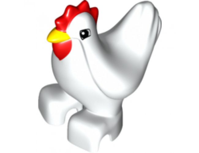 Duplo, Animal Chicken, Hen, Eyes Squared