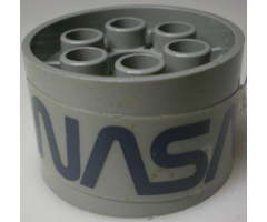 Wheel 20 x 30 Technic with NASA Pattern (Sticker) - Set 1682