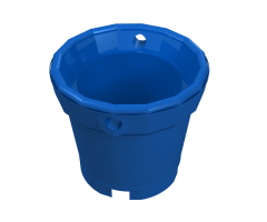 Belville Utensil Bucket Round