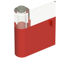 Door 1 x 3 x 3 Left with Window and Vertical Handle