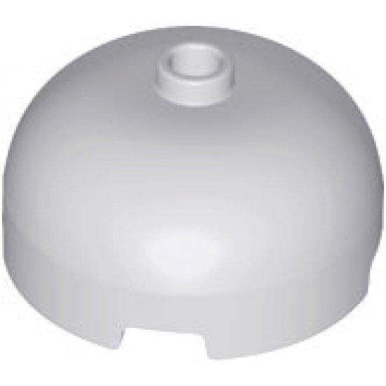 Brick, Round 3 x 3 x 1 1/3 Dome Top - Open Stud