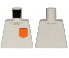Torso Shirt with Orange Pocket Pattern