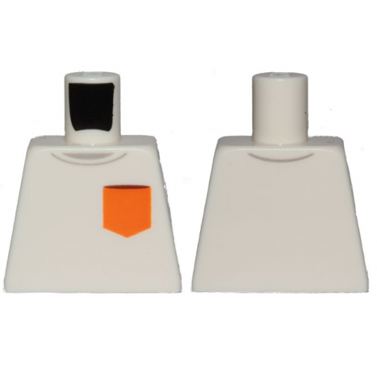 Torso Shirt with Orange Pocket Pattern