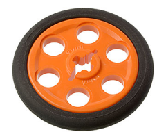 Wheel & Tire Assembly Technic Wedge Belt Wheel (Pulley) with Black Technic Wedge Belt Wheel Tire (4185 / 2815)