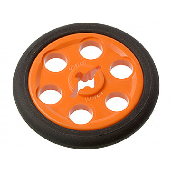 Wheel & Tire Assembly Technic Wedge Belt Wheel (Pulley) with Black Technic Wedge Belt Wheel Tire (4185 / 2815)