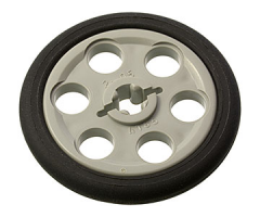 Wheel & Tire Assembly Technic Wedge Belt Wheel (Pulley) with Black Technic Wedge Belt Wheel Tire (4185 / 2815)