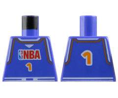 Torso NBA Player Number 1 Pattern