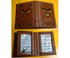 Minifigure, Utensil Book 2 x 3 with Belville Faces and Spells Pattern (Stickers) - Sets 5804 / 5962