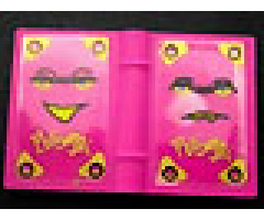 Minifigure, Utensil Book 2 x 3 with Belville Faces and Spells Pattern (Stickers) - Sets 5804 / 5962