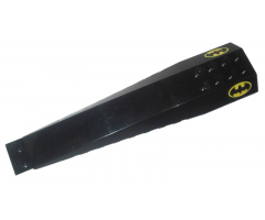 Wedge 16 x 4 Triple Curved with Batman Logo Pattern on Both Sides (Stickers) - Set 7779