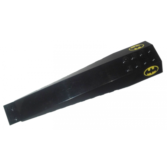 Wedge 16 x 4 Triple Curved with Batman Logo Pattern on Both Sides (Stickers) - Set 7779
