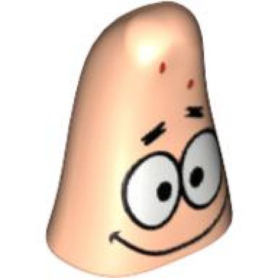 Minifigure, Head, Modified Patrick Pattern