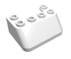 Windscreen 3 x 4 x 1 1/3 with 6 Studs on Top