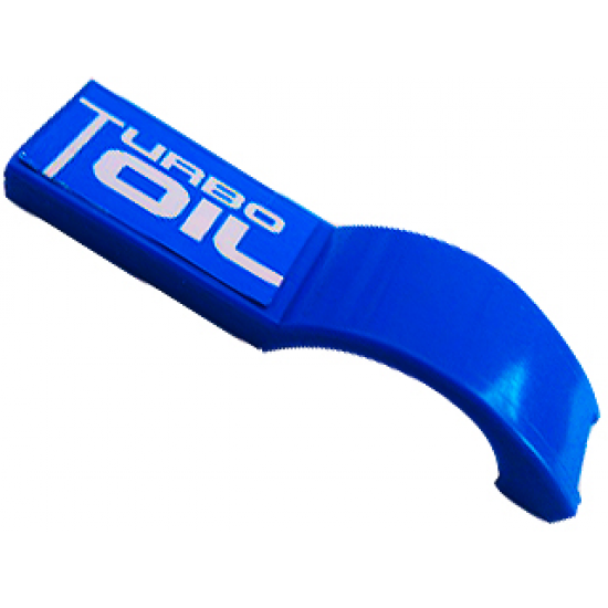Vehicle, Mudguard 1 x 4 1/2 with 'TURBO OIL' Pattern Model Left Side (Sticker) - Sets 6111 / 8662