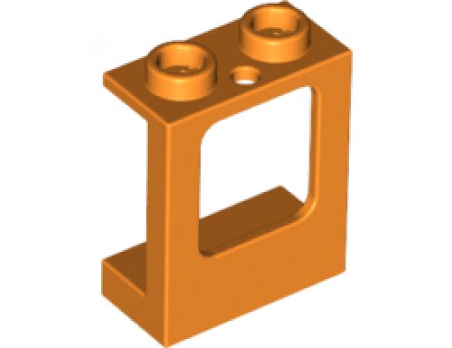 Window 1 x 2 x 2 Plane, Single Hole Top and Bottom for Glass