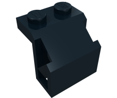 Plate, Modified 1 x 2 with Steam Engine Cylinder, Flat Surfaces