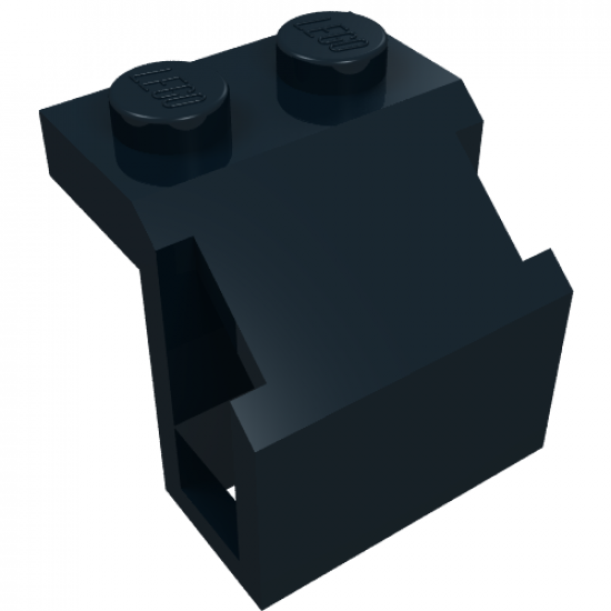 Plate, Modified 1 x 2 with Steam Engine Cylinder, Flat Surfaces
