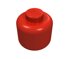Minifigure, Head (Plain) - Solid Stud