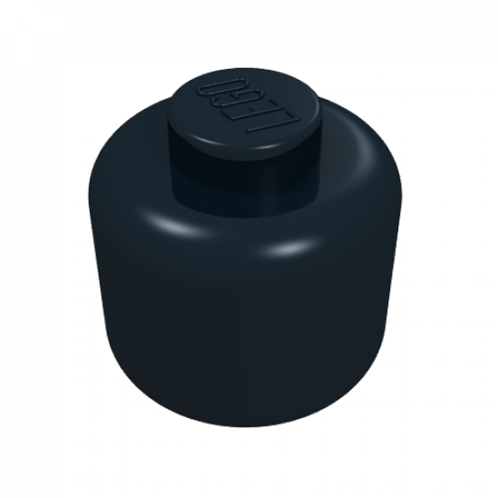 Minifigure, Head (Plain) - Solid Stud