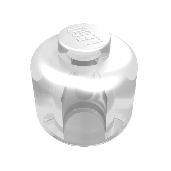 Minifigure, Head (Plain) - Solid Stud