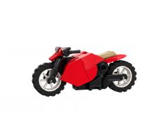 Minifig scale motorcycle